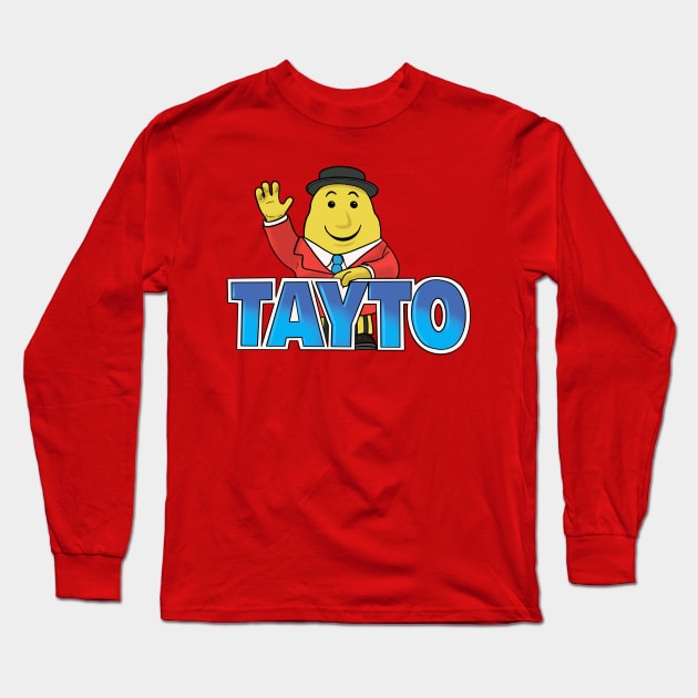 Waving Tayto Guy Long Sleeve T-Shirt by Sketchy